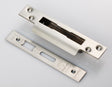 High quality image of Eurospec - Easi T Forend Strikes & Fixing Pack To Suit BS Cylinder Sashlock-Sati | Sku. fsf5020sss | Trade Door Handles.