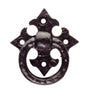 High quality image of FTD - Ring Pull on Gothic Cross Backplate - Black Antique | Sku. ftd1044ba | Trade Door Handles.