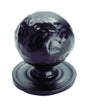 High quality image of FTD - Hammered Pattern Ball Knob - Black Antique | Sku. ftd1078bba | Trade Door Handles.