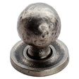 High quality image of FTD - Hammered Pattern Ball Knob - Pewter Effect | Sku. ftd1078bpe | Trade Door Handles.