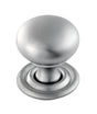 High quality image of FTD - Hollow Victorian Knob 32mm - Satin Chrome | Sku. ftd1265bsc | Trade Door Handles.