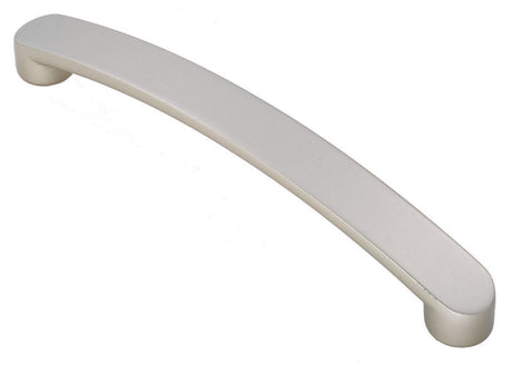 High quality image of FTD - Radius End Flat Bow Handle 160mm - Satin Nickel | Sku. ftd2035bsn | Trade Door Handles.