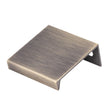 High quality image of Carlisle Brass - Squared Edge Pull 40mm - Antique Brass | Sku. ftd302aab | Trade Door Handles.