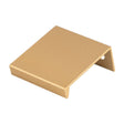 High quality image of Carlisle Brass - Squared Edge Pull 40mm - Satin Brass | Sku. ftd302asb | Trade Door Handles.