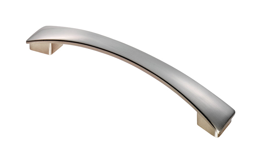 High quality image of FTD - Valetta Bow Handle 160mm - Satin Nickel | Sku. ftd3170asn | Trade Door Handles.