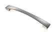 High quality image of FTD - Valetta Bow Handle 192mm - Satin Nickel | Sku. ftd3170bsn | Trade Door Handles.