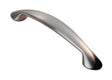 High quality image of FTD - Platypus Bow Handle - Satin Nickel | Sku. ftd343sn | Trade Door Handles.