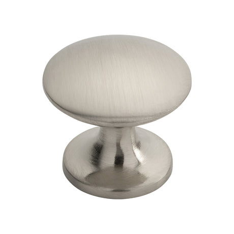 High quality image of FTD - Silhouette Knob 30mm - Satin Nickel | Sku. ftd346sn | Trade Door Handles.
