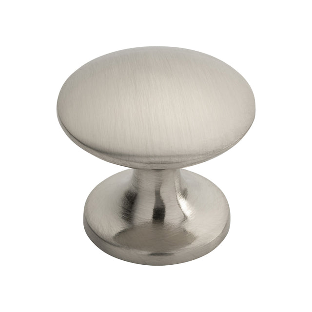 High quality image of FTD - Silhouette Knob 30mm - Satin Nickel | Sku. ftd346sn | Trade Door Handles.