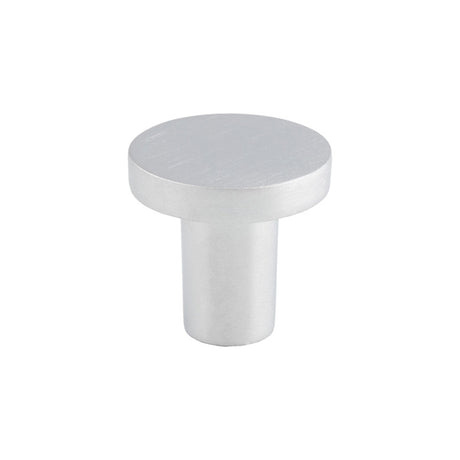 High quality image of FTD - Circular Cupboard Knob Satin Chrome 26mm | Sku. ftd348asc | Trade Door Handles.