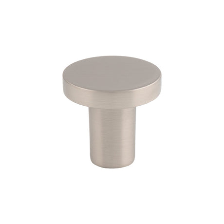 High quality image of FTD - Circular Cupboard Knob Satin Nickel 26mm | Sku. ftd348asn | Trade Door Handles.