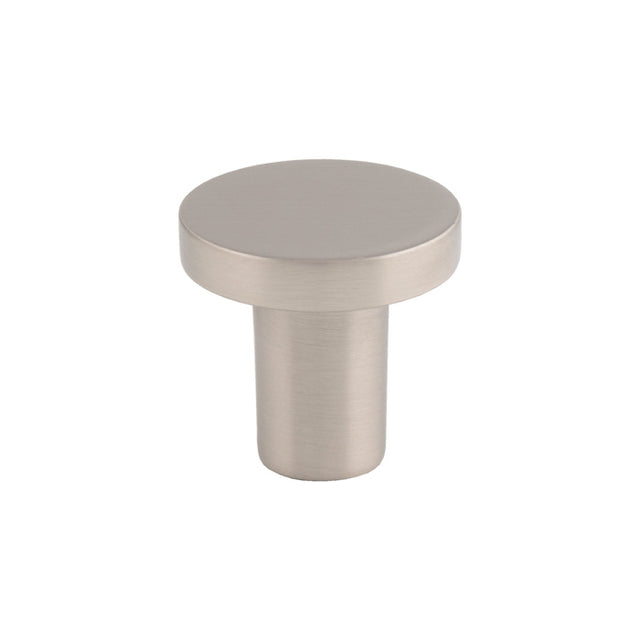 High quality image of FTD - Circular Cupboard Knob Satin Nickel 26mm | Sku. ftd348asn | Trade Door Handles.