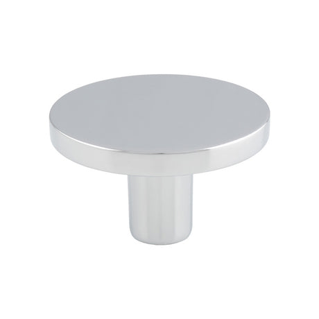 High quality image of FTD - Circular Cupboard Knob Polished Chrome 41mm | Sku. ftd348bpc | Trade Door Handles.