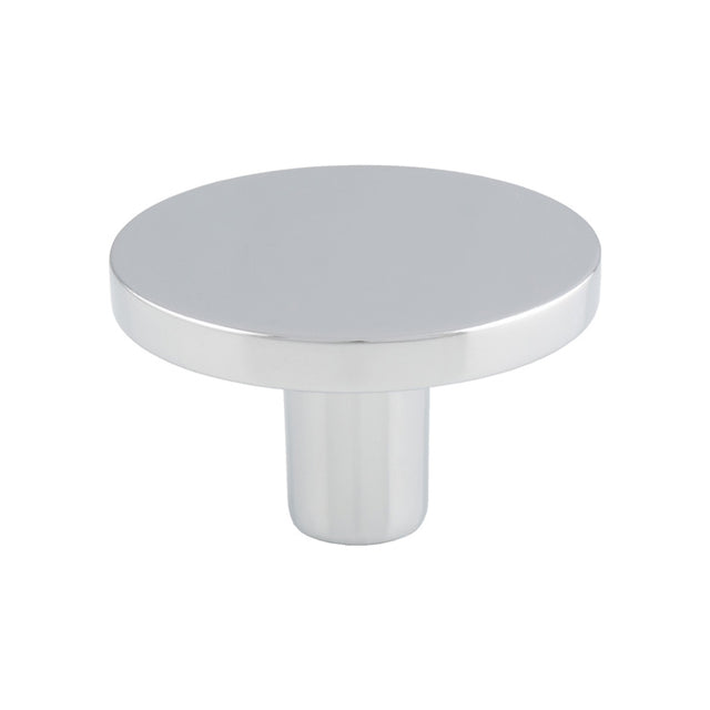 High quality image of FTD - Circular Cupboard Knob Polished Chrome 41mm | Sku. ftd348bpc | Trade Door Handles.