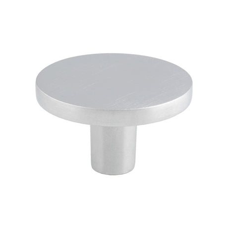 High quality image of FTD - Circular Cupboard Knob Satin Chrome 41mm | Sku. ftd348bsc | Trade Door Handles.