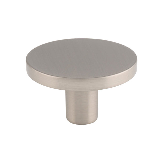 High quality image of FTD - Circular Cupboard Knob Satin Nickel 41mm | Sku. ftd348bsn | Trade Door Handles.