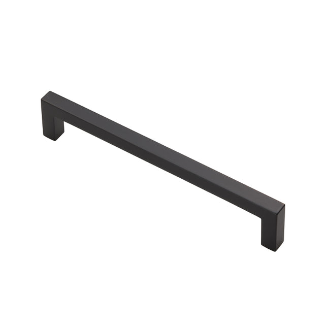 High quality image of FTD - Block Handle - Matt Black | Sku. ftd401cmb | Trade Door Handles.