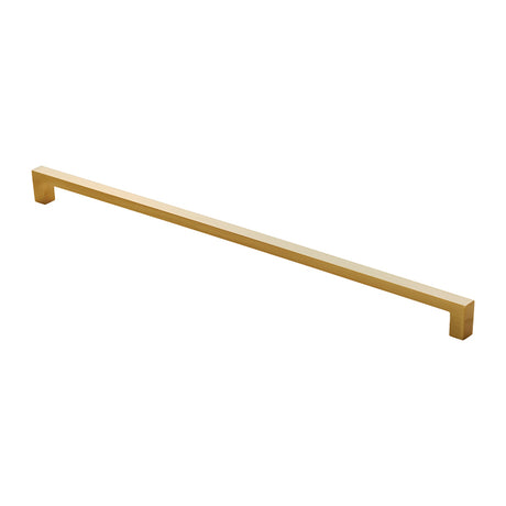 High quality image of FTD - Block Handle - Satin Brass | Sku. ftd401fsb | Trade Door Handles.