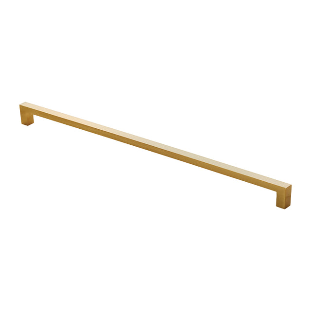 High quality image of FTD - Block Handle - Satin Brass | Sku. ftd401fsb | Trade Door Handles.