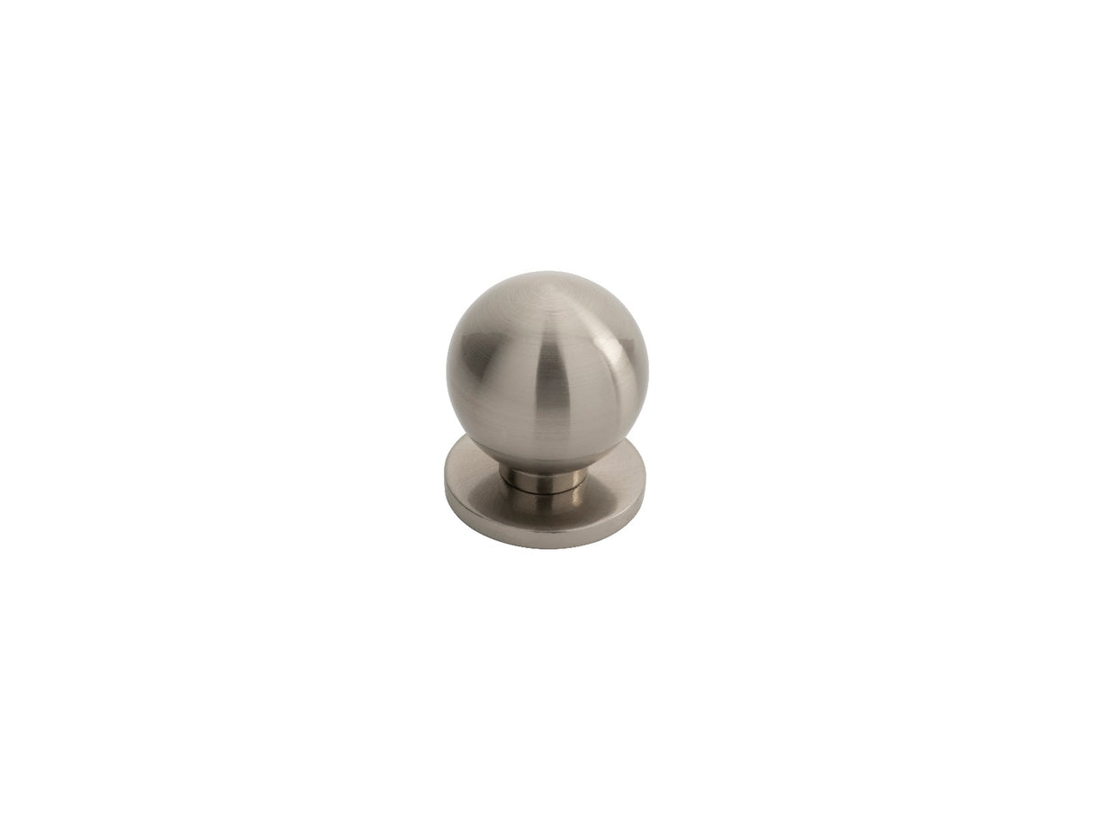 High quality image of FTD - Stainless Steel Spherical Knob 25mm - Satin Nickel | Sku. ftd425asn | Trade Door Handles.