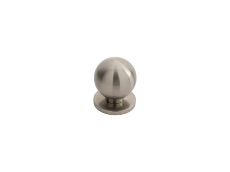 High quality image of FTD - Stainless Steel Spherical Knob 25mm - Satin Nickel | Sku. ftd425asn | Trade Door Handles.