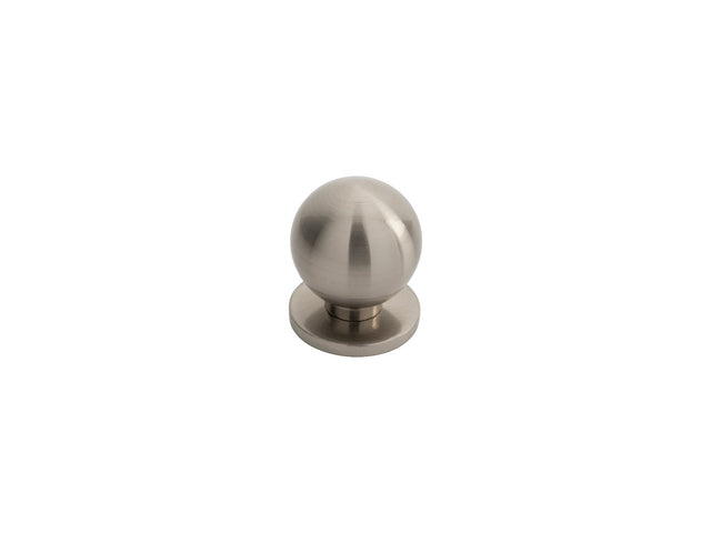 High quality image of FTD - Stainless Steel Spherical Knob 25mm - Satin Nickel | Sku. ftd425asn | Trade Door Handles.