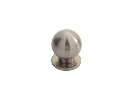 High quality image of FTD - Stainless Steel Spherical Knob 30mm - Satin Nickel | Sku. ftd425bsn | Trade Door Handles.