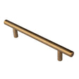 High quality image of Carlisle Brass - Steel T-Bar Handle 128mm - Antique Brass | Sku. ftd445bab | Trade Door Handles.