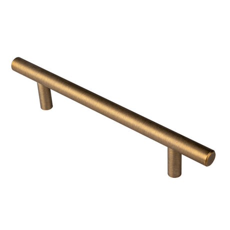 High quality image of Carlisle Brass - Steel T-Bar Handle 128mm - Antique Brass | Sku. ftd445bab | Trade Door Handles.