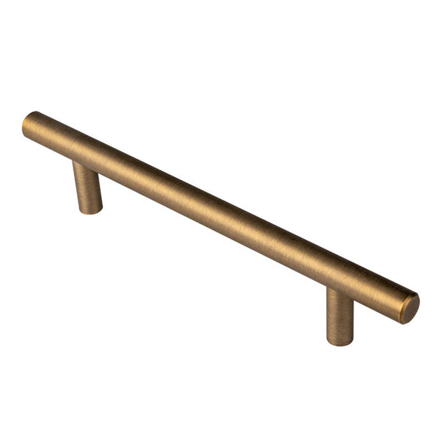 High quality image of Carlisle Brass - Steel T-Bar Handle 128mm - Antique Brass | Sku. ftd445bab | Trade Door Handles.
