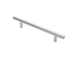 High quality image of FTD - Steel T-Bar Handle 128mm - Polished Chrome | Sku. ftd445bcp | Trade Door Handles.
