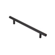 High quality image of FTD - Steel T-Bar Handle 160mm - Matt Black | Sku. ftd445cmb | Trade Door Handles.