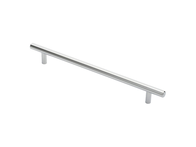 High quality image of FTD - Steel T-Bar Handle 224mm - Polished Chrome | Sku. ftd445ecp | Trade Door Handles.