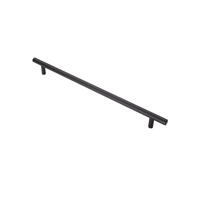 High quality image of FTD - Steel T-Bar Handle 288mm - Matt Black | Sku. ftd445fmb | Trade Door Handles.