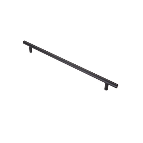 High quality image of FTD - Steel T-Bar Handle 288mm - Matt Black | Sku. ftd445fmb | Trade Door Handles.