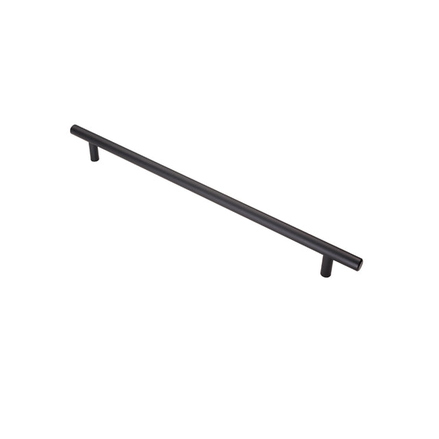 High quality image of FTD - Steel T-Bar Handle 288mm - Matt Black | Sku. ftd445fmb | Trade Door Handles.