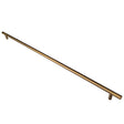 High quality image of Carlisle Brass - Steel T-Bar Handle 608mm - Antique Brass | Sku. ftd445mab | Trade Door Handles.