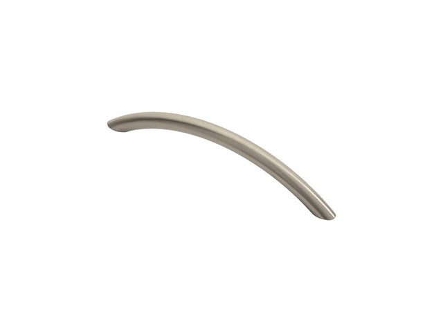 High quality image of FTD - Bow Handle 128mm - Satin Nickel | Sku. ftd450bsn | Trade Door Handles.