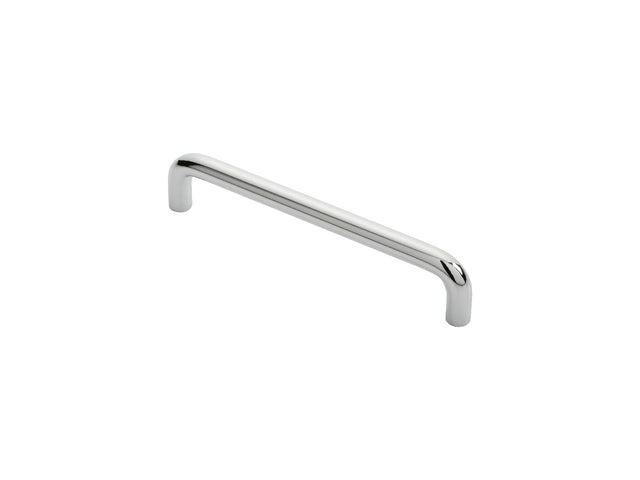 High quality image of FTD - D Handle 128mm - Polished Chrome | Sku. ftd460bcp | Trade Door Handles.