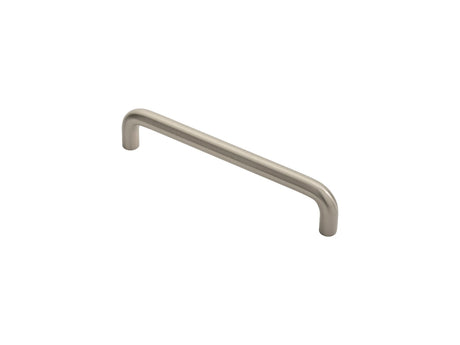 High quality image of FTD - D Handle 128mm - Satin Nickel | Sku. ftd460bsn | Trade Door Handles.