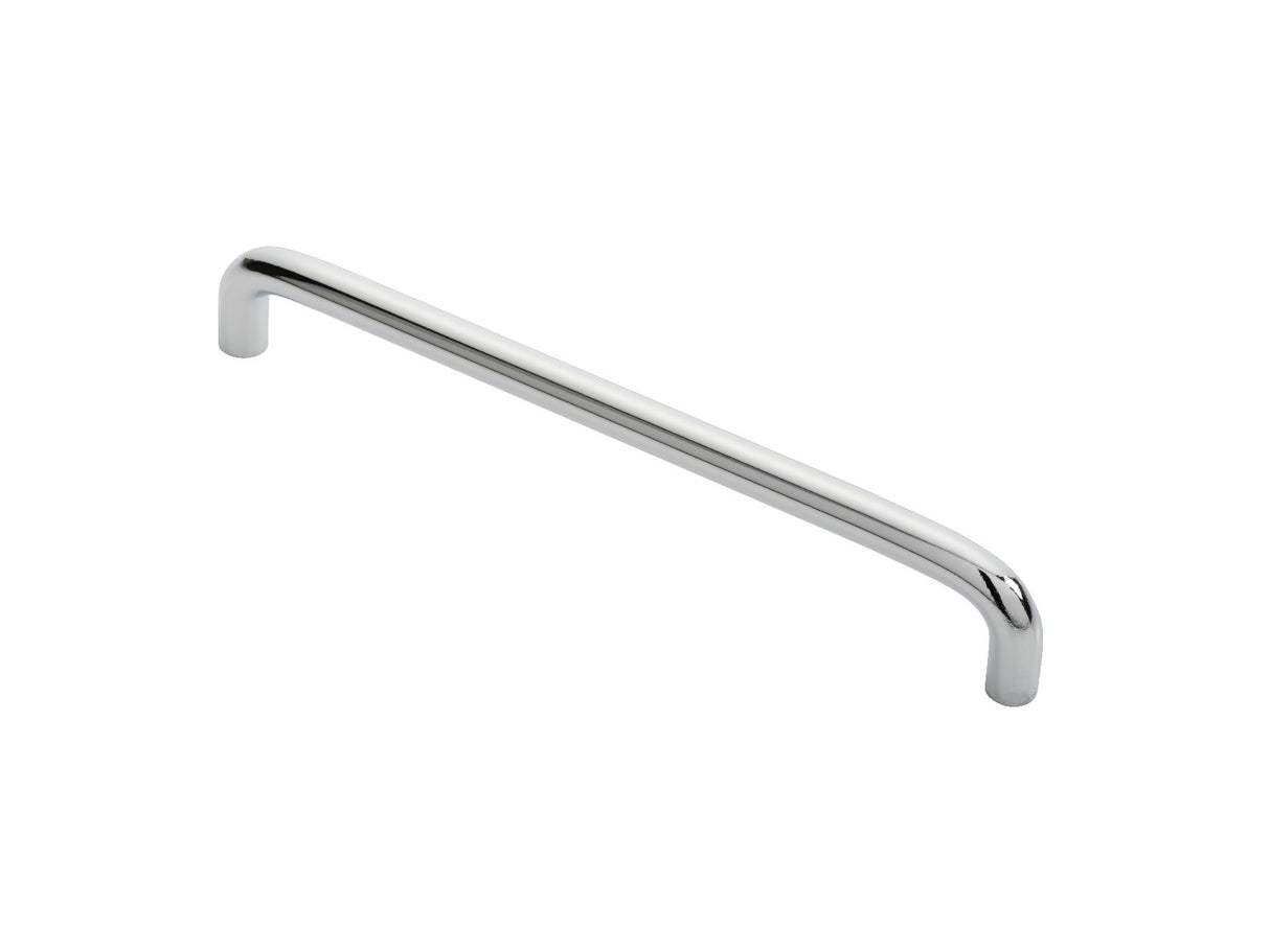 High quality image of FTD - D Handle 192mm - Polished Chrome | Sku. ftd460dcp | Trade Door Handles.