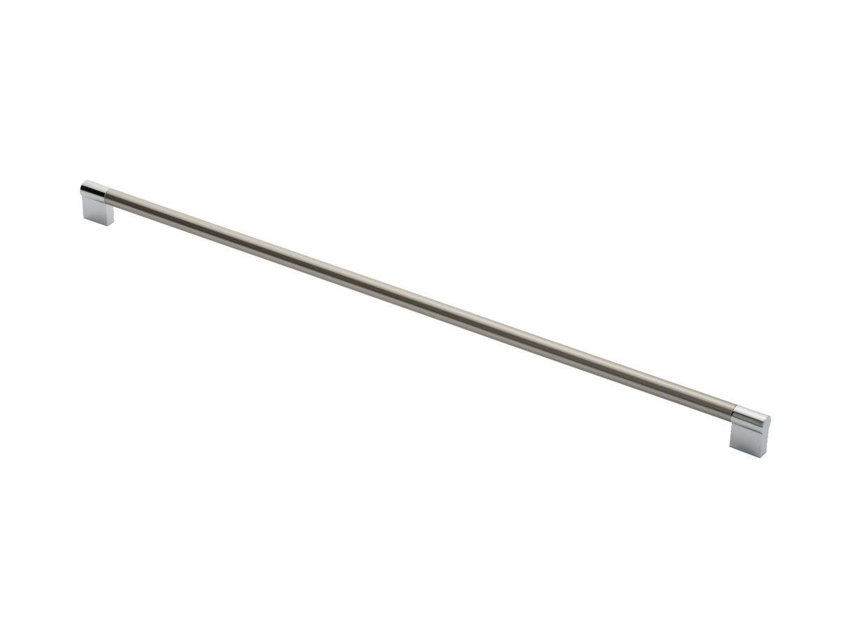 High quality image of FTD - Keyhole Handle 576mm - Satin Nickel/Polished Chrome | Sku. ftd470lsncp | Trade Door Handles.
