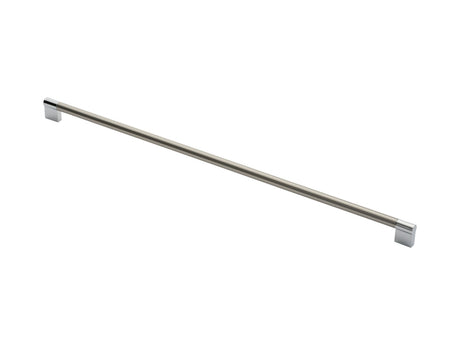 High quality image of FTD - Keyhole Handle 576mm - Satin Nickel/Polished Chrome | Sku. ftd470lsncp | Trade Door Handles.