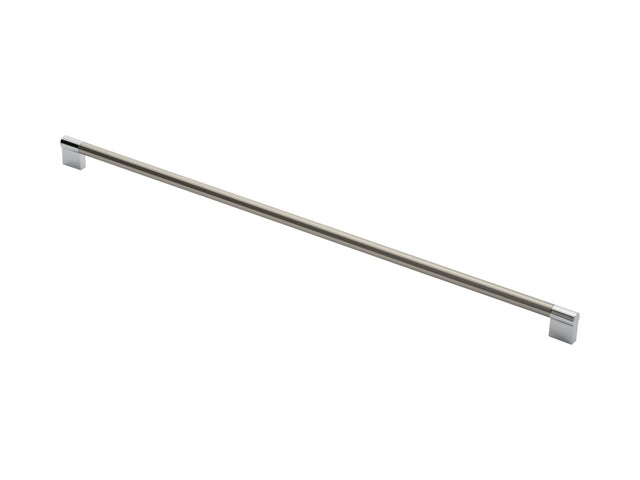 High quality image of FTD - Keyhole Handle 576mm - Satin Nickel/Polished Chrome | Sku. ftd470lsncp | Trade Door Handles.