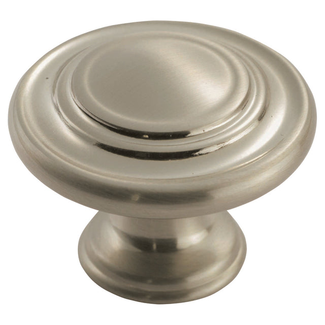 High quality image of FTD - Traditional Pattern Knob 34mm - Satin Nickel | Sku. ftd515sn | Trade Door Handles.