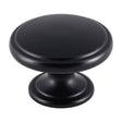 High quality image of FTD - Oxford Knob 38mm - Matt Black | Sku. ftd524mb | Trade Door Handles.