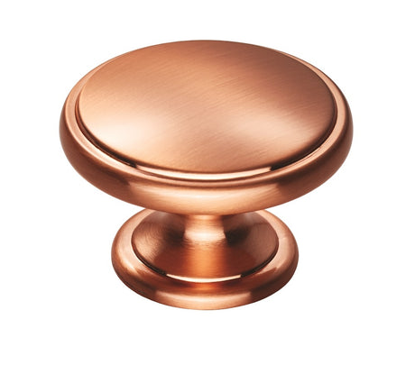 High quality image of FTD - Oxford Knob 38mm - Satin Copper | Sku. ftd524sco | Trade Door Handles.