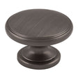 High quality image of Carlisle Brass - Oxford Knob 32mm - Gun Metal | Sku. ftd524sgm | Trade Door Handles.