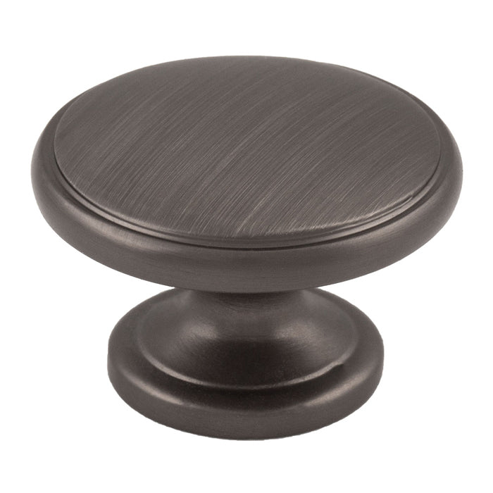 High quality image of Carlisle Brass - Oxford Knob 32mm - Gun Metal | Sku. ftd524sgm | Trade Door Handles.