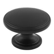 High quality image of Carlisle Brass - Oxford Knob 32mm - Matt Black | Sku. ftd524smb | Trade Door Handles.